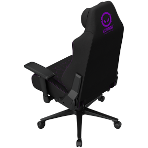 LORGAR CHA41, Ergonomic Gaming Chair Advanced, premium anti-stain fabric, Black/purple