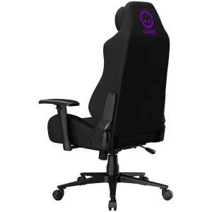 LORGAR CHA41, Ergonomic Gaming Chair Advanced, premium anti-stain fabric, Black/purple