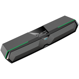 Edifier MG300 Soundbar, BT V5.3, USB, AUX, 2x 52mm Drivers, RGB Lighting, 5W (RMS), Black