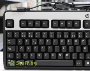 Разопакована клавиатура HP DT528A норвежка подредба USB Silver/Black