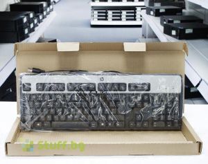 Разопакована клавиатура HP DT528A норвежка подредба USB Silver/Black