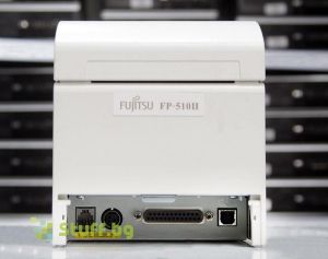 Реновиран POS принтер Fujitsu FP-510II White черно-бял ролка 80mm