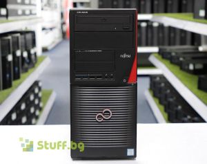 Реновирана работна станция Fujitsu Celsius W550 Tower Xeon Quad-Core E3-1245 32GB 512GB SATA
