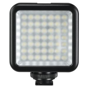 LED лампа Hama 49 BD, за допълнително осветяване на записи с камера и смартфон, Черна