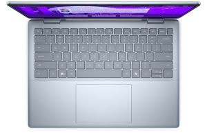 Лаптоп Dell 14 Plus DB14250, Intel Ultra 7 256V (47 TOPS NPU, 8 cores, up to 4.8 GHz), 14" 16:10 2.5K (2560x1600) AG 300nits WVA, 16GB, LPDDR5X, 8533MT/s (onboard), 512GB M.2 SSD PCIe, Intel Arc, FHD RGB and Mic, Wi-Fi 7, FPR, Backlit Kb, Win 11 Home, Ice