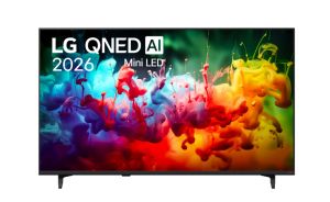 Телевизор LG 50QNED70B3C, 50" 4K QNED MiniLED Smart TV, 3840x2160, DVB-T2/C/S2, Alpha 7 AI Processor, HDR10 / HLG, webOS 26 ThinQ, VRR / ALLM / HGiG, 4K Super Upscaling, WiFi 5, Bluetooth 5.3, AirPlay 2, LAN, CI, HDMI, AI Sound Pro, Google Cast, 2 pole St
