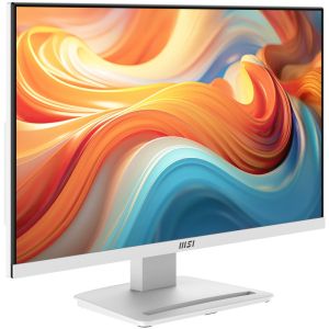Монитор MSI PRO MP241W E14V Proffesional Bussiness Monitor, 23.8", 1ms, 144Hz VA, 1920x1080, AMD FreeSync, EyesErgo, Anti-flicker, Eye-Q Check, Project Mode, HDR Ready, 250nits AG, 3500:1, 100M:1, sRGB 98%, DP, HDMI, Tilt, VESA 100, White, 2.94kg