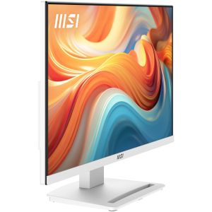 Монитор MSI PRO MP241W E14V Proffesional Bussiness Monitor, 23.8", 1ms, 144Hz VA, 1920x1080, AMD FreeSync, EyesErgo, Anti-flicker, Eye-Q Check, Project Mode, HDR Ready, 250nits AG, 3500:1, 100M:1, sRGB 98%, DP, HDMI, Tilt, VESA 100, White, 2.94kg