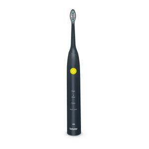 Електрическа четка за зъби Beurer SC 30 Jet Black, Electric Sonic Toothbrush, up to 80,000 mov/min, 4 cleaning programs: Clean, White, Polish, Gum Care, Int. 2-min. timer, Incl. 2 toothbrush heads and USB-C charging cable, 15 days of battery life