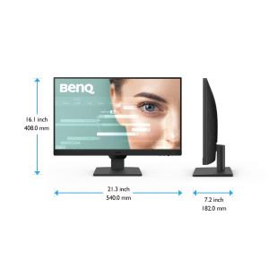 Монитор BenQ GW2490, 23.8" IPS, GtG 5ms, 1920x1080 FHD, 100Hz, 99% sRGB, Eye Care Reminder, Flicker-free, LBL+, B.I. Gen 2, 1300:1, 20M:1 DCR, 8 bit, 250cd/m2, 2xHDMI, DP, Sp.2x2W, Headphone jack, Line In, Tilt, Vesa, ES 8.0, TCO 9.0, TUV, Ultra Slim Beze