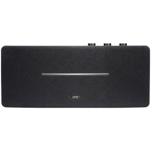 Edifier D12 2.0 Bluetooth Speaker, BT V5.0, RCA, AUX, 2x 4-inch Midrange Drivers, 2x 19mm Tweeters, Remote Control and Top-Mounted Controls, Brown