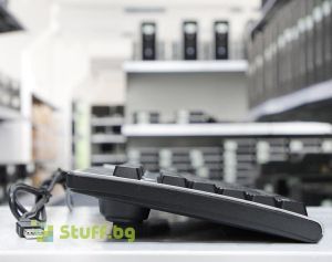 Разопакована клавиатура HP KUS0133 шведска подредба USB Silver/Black