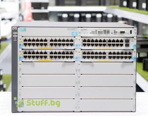 Разопакован мрежов суич HPE ProCurve 5412-92G-PoE+ v2 zl J9532A 92x1GbE + 2xSFP+ PoE+
