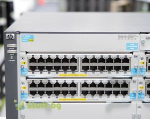 Разопакован мрежов суич HPE ProCurve 5412-92G-PoE+ v2 zl J9532A 92x1GbE + 2xSFP+ PoE+