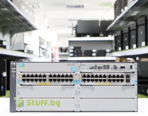 Разопакован мрежов суич HP 5406-44G-PoE+ v2 zl J9533A 44x1GbE + 2xSFP+ PoE+