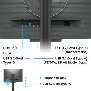 Монитор за програмиране BenQ RD280UA, 28.2", Ergo Stand