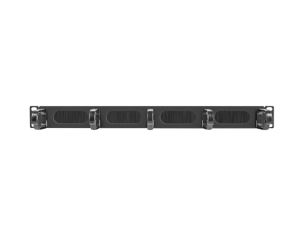 Аксесоар Lanberg 19" cable management AK-1203-B brush panel 5 rings- type b 1U, black