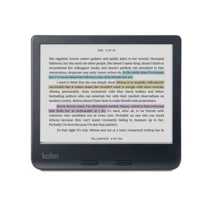 Електронен четец Kobo Libra Colour 7" 32GB подсветка IPX8 (N428-KU-BK-K-CK)