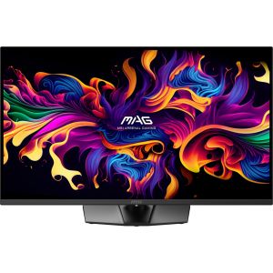 Монитор MSI MAG 322UP QD-OLED E16 Gaming Monitor, 31.5", 0.03ms, 165Hz, 3840x2160, G-SYNC, AMD FreeSync Premium Pro, AI Vision, Console Mode, ClearMR 10000, HDR True Black 400, Type-C(15W PD), DP(1.4a), 2xHDMI(2.1), Pivot, Heigh Adj., VESA 100, Black, 7.7