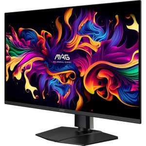 Монитор MSI MAG 322UP QD-OLED E16 Gaming Monitor, 31.5", 0.03ms, 165Hz, 3840x2160, G-SYNC, AMD FreeSync Premium Pro, AI Vision, Console Mode, ClearMR 10000, HDR True Black 400, Type-C(15W PD), DP(1.4a), 2xHDMI(2.1), Pivot, Heigh Adj., VESA 100, Black, 7.7