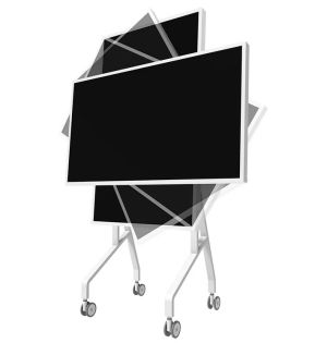 Стойка Neomounts Move Go Flip Rotational Mobile Floor Stand for Samsung Flip 55" en 65" (fast install, height adjustable)