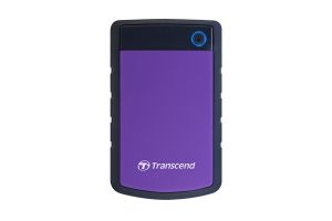 Твърд диск Transcend 4TB, 2.5" Portable HDD, StoreJet H3, Purple, Anti-shock