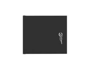 Комуникационен шкаф Lanberg rack cabinet 10" wall-mount 6U / 280x310 for self-assembly with metal door (flat pack), black
