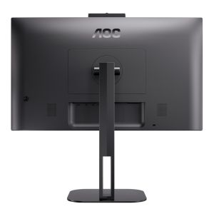 Монитор AOC 24V5CW/BK, 23.8" IPS WLED, 1920x1080@75Hz, 4ms GtG, 1ms MPRT, 300cd m/2, 1000:1, DCR 20M:1, FreeSync, FlickerFree, Low Blue Light, 5Wx2, 2MP Windows Hello, Tilt, Height Adjust, Pivot, Swivel, HDMI, DP, USB hub