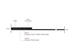 Монитор Verbatim PMT-15 4K Portable Touchscreen Monitor 15.6" 4K Ultra HD Metal Housing