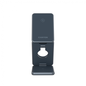 Безжична зарядна станция Canyon OnCharge 3-в-1 15W сгъваема (CNS-WCS309M)