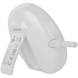 Безжично зарядно Canyon OnCharge 15W Qi2 Бял (CNS-WCS105W)