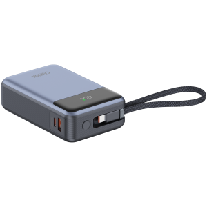 CANYON power bank OnPower 600 built-in cable 20000 mAh PD65W Dark Grey