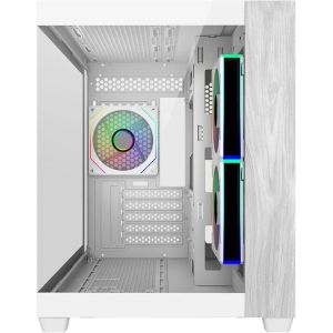 Кутия CoolerMaster Elite 481 Wood - Бяла