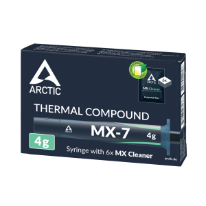 Термо паста ARCTIC MX-7 + МX Cleaner, 4g, Сив