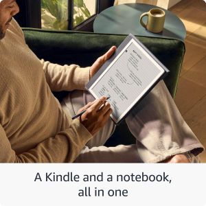 Amazon Kindle Scribe (2024) четец 16GB - 10.2" - с Premium Pen, тъмно сив