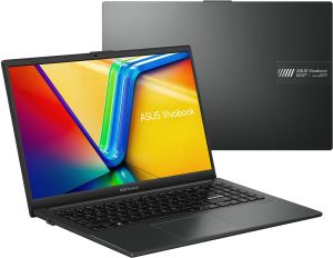 Лаптоп ASUS Vivobook Go 15 E1504FA-BQ2786NA - 15.6" IPS FullHD, AMD Ryzen 5 40, 16GB LPDDR5, 512GB SSD - Черен