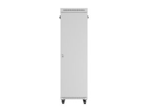 Комуникационен шкаф Lanberg rack cabinet 19" free-standing 42U/600x800 (flat pack) with glass door lcd grey v2