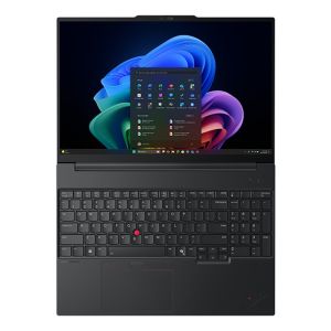 Лаптоп Lenovo ThinkPad E16 G4 Intel Core Ultra 7 355 (up to 4.7GHz, 12MB), 2x16GB DDR5-5600, 1TB SSD, 16" WUXGA (1920x1200) IPS AG,  Intel Graphics, FHD 1080p&IR Cam, Backlit KB, WLAN, BT, FPR, DOS, 3Y Onsite