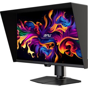 Монитор MSI MPG 271QR QD-OLED X50 Gaming Monitor, 26.5", 0.03ms, 500Hz, 2560x1440, G-SYNC, AMD FreeSync Premium Pro, AI Vision, Console Mode, ClearMR 21000, HDR True Black 500, Type-C(98W PD), DP(2.1a), 2xHDMI(2.1), USB Hub, Pivot, Heigh Adj., VESA, Black