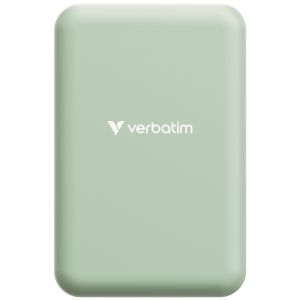 Външна батерия Verbatim Charge 'n' Go Essentials Power Bank Magnetic Wireless 20000mAh Green