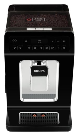 Кафеавтомат Krups EA890810, Evidence Fully Auto Espresso Machine, 1450W, Led display, 2.3l water tank, black/chrome