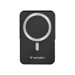 Външна батерия Verbatim Charge 'n' Go Power Bank with Stand Magnetic Wireless 10000mAh Black