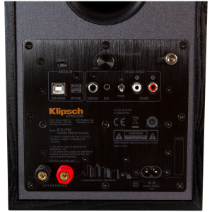 Klipsch Reference R-51PM Powered Bookshelf Speakers, Black, Pair