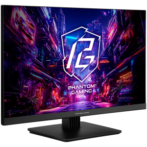 Asrock Gaming Monitor, 27" FHD(1920x1080) IPS, 180 Hz, 123 sRGB, 1000:1, 450 cd/m, 178/178, 1ms (MPRT), Flicker-free, 2x 2W Speakers, 2x HDMI 2.0, 1x DP 1.2, 1x Audio Jack (3.5mm), 3Y