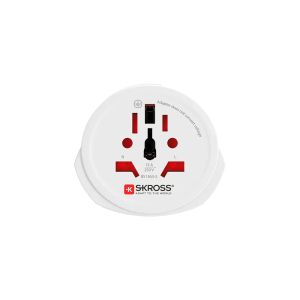 Skross адаптер 220V UK/US/World  към EU