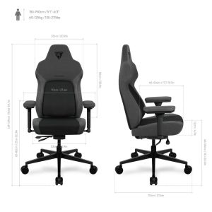 Геймърски стол ThunderX3 CORE Smart Ergonomic Mesh - Черен