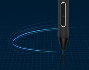 Графичен таблет HUION Inspiroy Keydial KD200, USB-C, Bluetooth, Metal Grey
