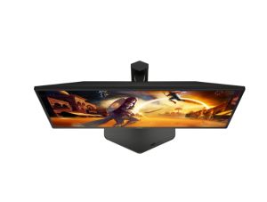 Монитор AOC Q25G4SR, 24.5" IPS WLED, 2560x1440@300Hz, 1ms GtG, 0.3ms MPRT, 400cd m/2, 1000:1, 80M:1, Adaptive Sync, FlickerFree, Low Blue Light, 2Wx2, Tilt, Height Adjust, Pivot, Swivel, 2xHDMI, DP
