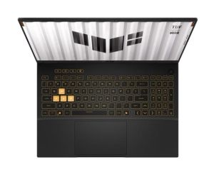 Лаптоп Asus TUF F16 FX608JMI-TU270,Intel i7 14650HX 2.2 GHz (30MB Cache, up to 5.2 GHz,  16.0 WUXGA(WU) 1920X1200 16:10 Bend+300nits AG,144 Hz,16GB DDR5 5600 so-dim ,512GB PCIe 4.0,RTX5060 8GB GDDR7, Wi-Fi 6e,Backlit Kbd 1-Zone RGB, no OS, Jaeger Gray
