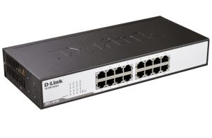 Мрежов суич D-Link 16x 10/100Mbps неуправляем